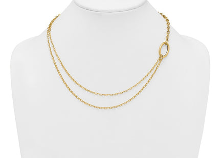 14k Yellow Gold Chain Necklaces Style SF3287 - Classique Jewelry Inc.