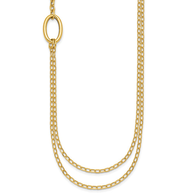 14k Yellow Gold Chain Necklaces Style SF3287 - Classique Jewelry Inc.