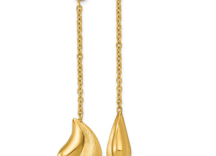 14k Yellow Gold Earrings Style SF3288E - Classique Jewelry Inc.