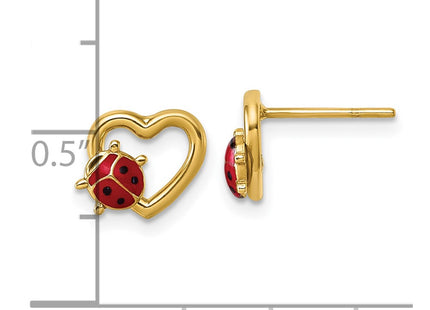 14k Yellow Gold Earrings Style SF3295E - Classique Jewelry Inc.