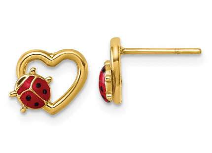 14k Yellow Gold Earrings Style SF3295E - Classique Jewelry Inc.