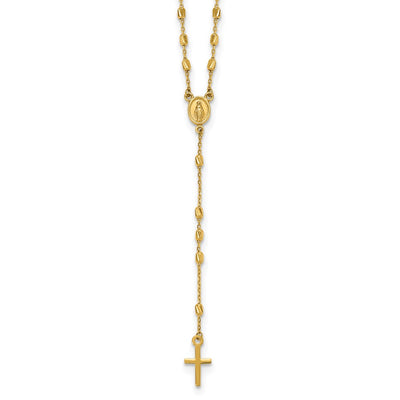 14K gold miraculous medal necklace