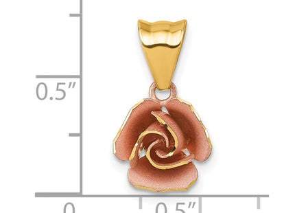14k Yellow & Rhodium Pendants Style SF3303R - Classique Jewelry Inc.