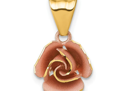 14k Yellow & Rhodium Pendants Style SF3303R - Classique Jewelry Inc.