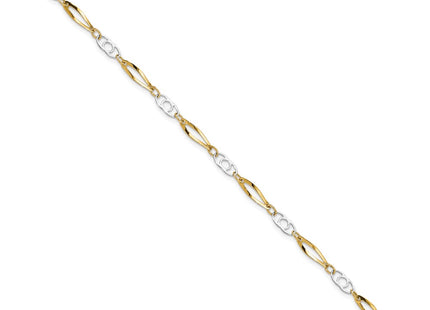 14K gold bracelet, alternate view