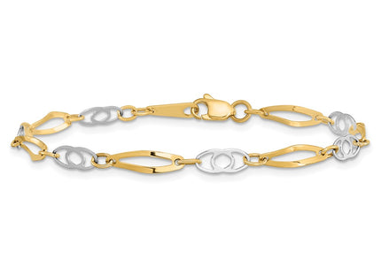 14K gold bracelet, another view