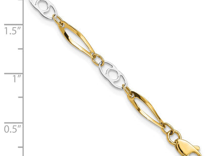 14K gold bracelet, further view