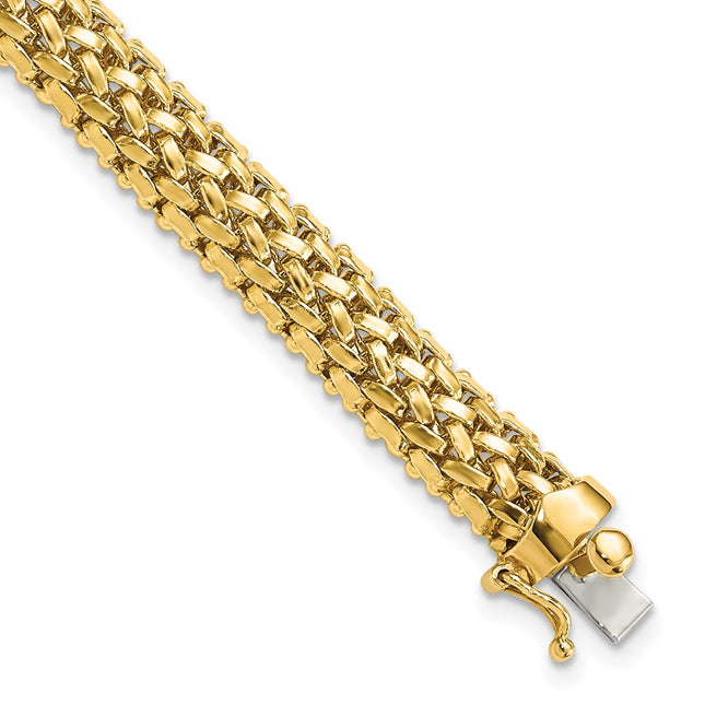 14k Yellow Gold Bracelets Style SF595 - Classique Jewelry Inc.