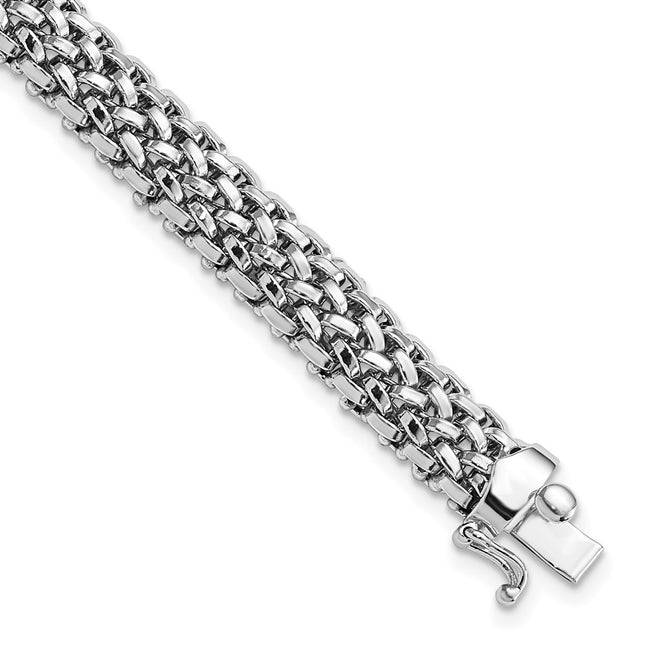 14k White Gold Bracelets Style SF601 - Classique Jewelry Inc.