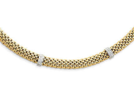 14k Two-tone Jewelry Style SF607 - Classique Jewelry Inc.