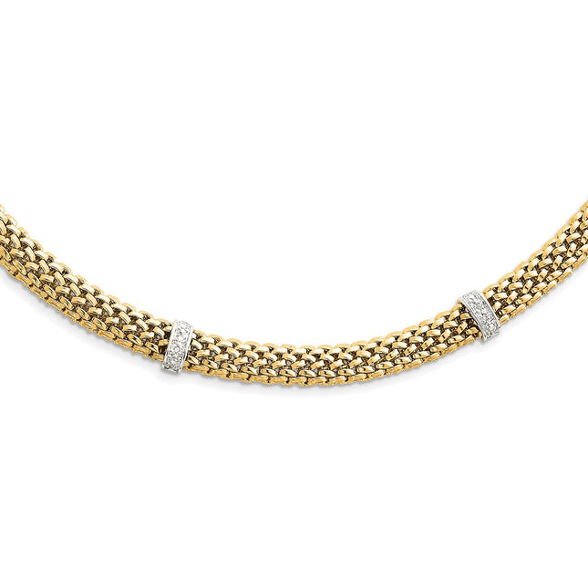 14k Two-tone Jewelry Style SF607 - Classique Jewelry Inc.