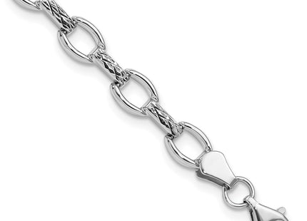 14k White Gold Bracelets Style SF703 - Classique Jewelry Inc.
