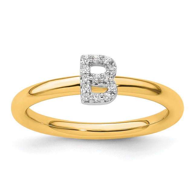 14k Yellow Gold Rings Style SK2112BY - Classique Jewelry Inc.