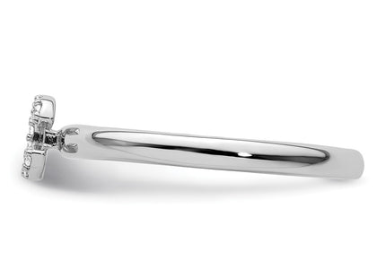 14k White Gold Rings Style SK2112CW - Classique Jewelry Inc.