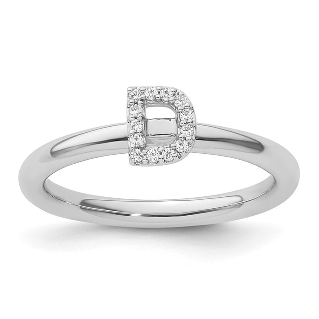 14k White Gold Rings Style SK2112DW - Classique Jewelry Inc.