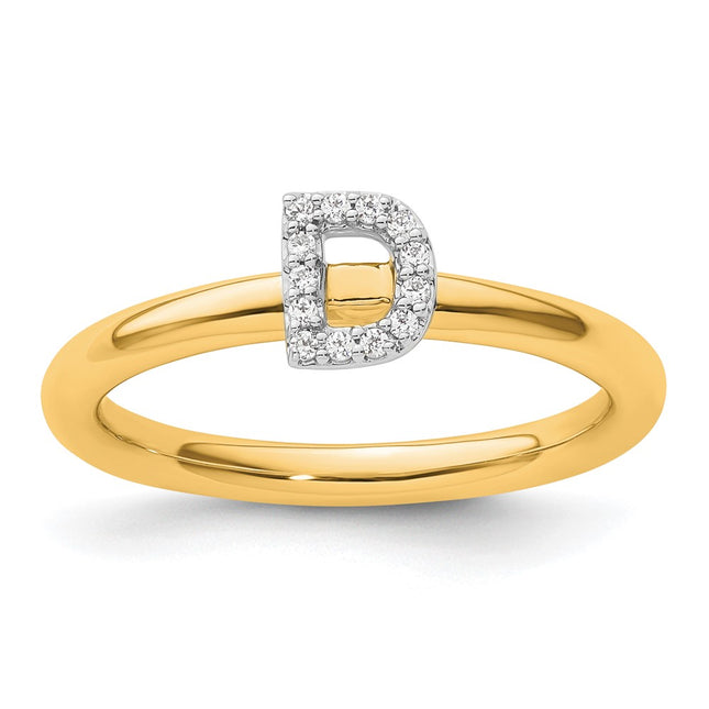 14k Yellow Gold Rings Style SK2112DY - Classique Jewelry Inc.