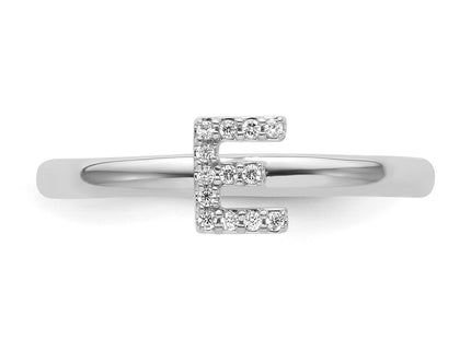 14k White Gold Rings Style SK2112EW - Classique Jewelry Inc.