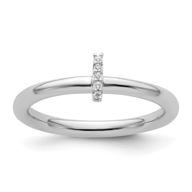 14k White Gold Rings Style SK2112IW - Classique Jewelry Inc.