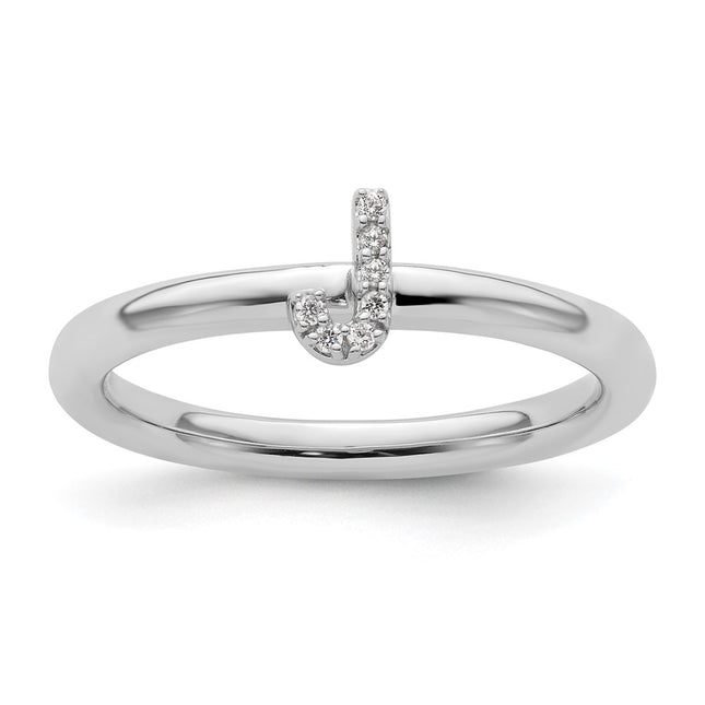14k White Gold Rings Style SK2112JW - Classique Jewelry Inc.