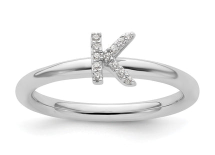 14k White Gold Rings Style SK2112KW - Classique Jewelry Inc.