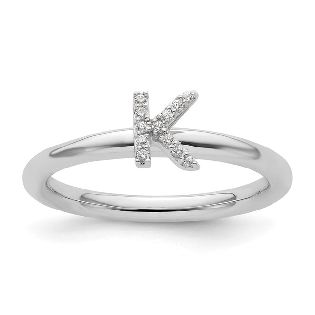 14k White Gold Rings Style SK2112KW - Classique Jewelry Inc.
