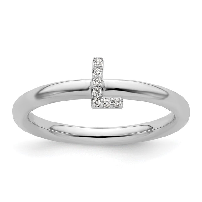 14k White Gold Rings Style SK2112LW - Classique Jewelry Inc.