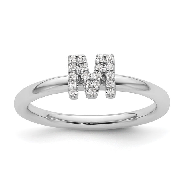 14k White Gold Rings Style SK2112MW - Classique Jewelry Inc.