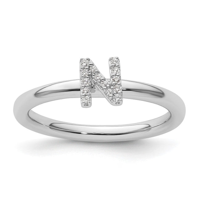 14k White Gold Rings Style SK2112NW - Classique Jewelry Inc.