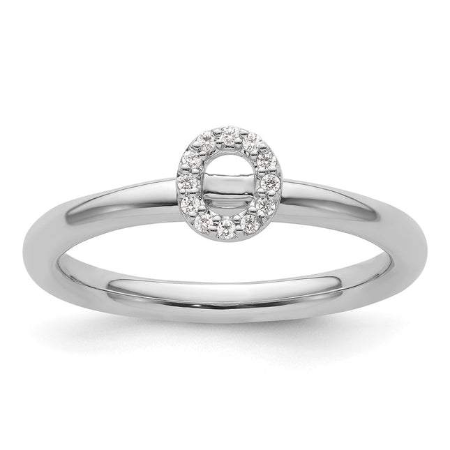 14k White Gold Rings Style SK2112OW - Classique Jewelry Inc.