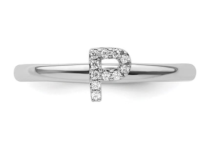 14k White Gold Rings Style SK2112PW - Classique Jewelry Inc.