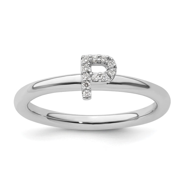 14k White Gold Rings Style SK2112PW - Classique Jewelry Inc.