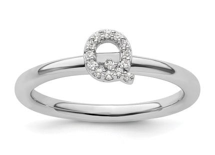 14k White Gold Rings Style SK2112QW - Classique Jewelry Inc.