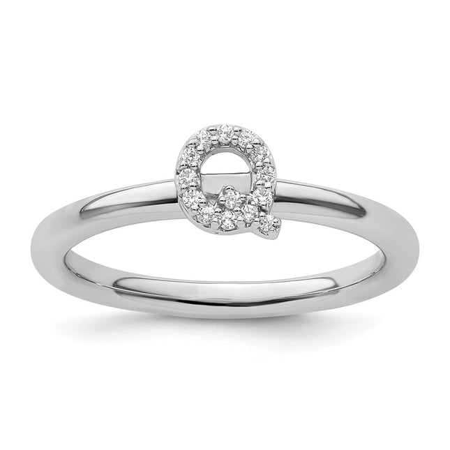 14k White Gold Rings Style SK2112QW - Classique Jewelry Inc.