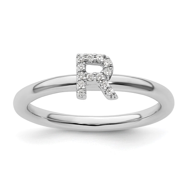 14k White Gold Rings Style SK2112RW - Classique Jewelry Inc.
