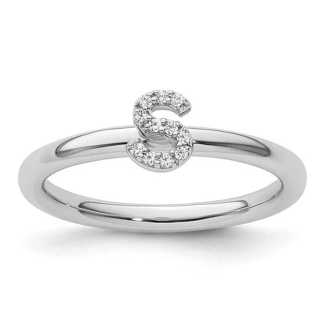14k White Gold Rings Style SK2112SW - Classique Jewelry Inc.