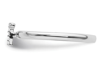 14k White Gold Rings Style SK2112TW - Classique Jewelry Inc.