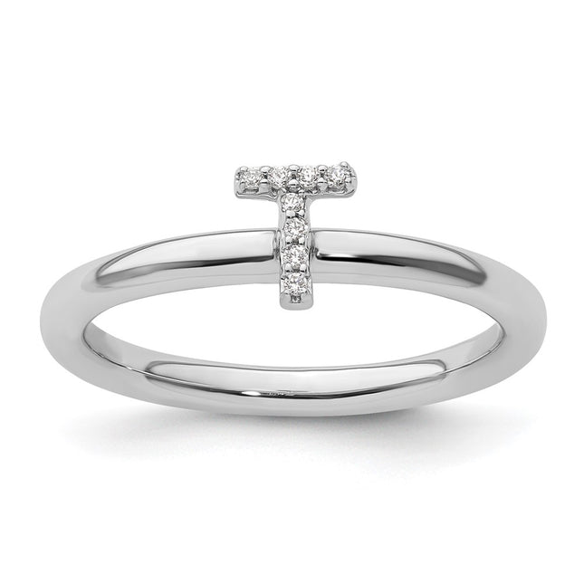 14k White Gold Rings Style SK2112TW - Classique Jewelry Inc.