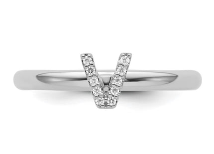 14k White Gold Rings Style SK2112VW - Classique Jewelry Inc.