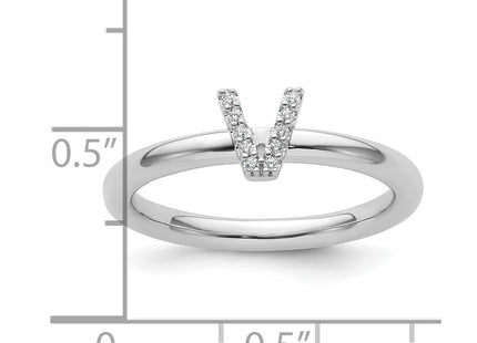 14k White Gold Rings Style SK2112VW - Classique Jewelry Inc.