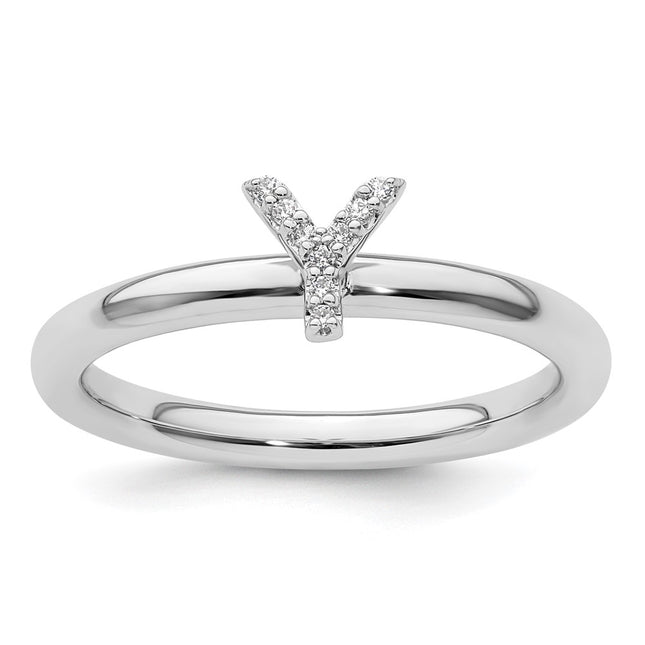14k White Gold Rings Style SK2112YW - Classique Jewelry Inc.