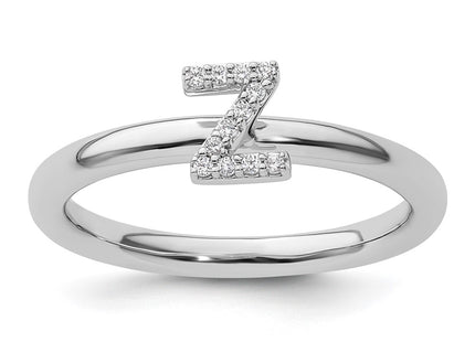 14k White Gold Rings Style SK2112ZW - Classique Jewelry Inc.