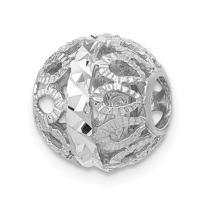 14K white gold chain