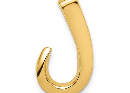 14K Polished Hook Slide Fits up to 6mm Regular/8mm Fancy or Reversible Omega