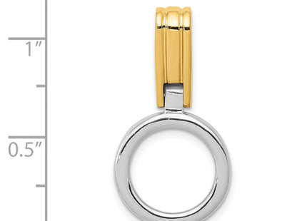 14K gold pendants & charm, further view