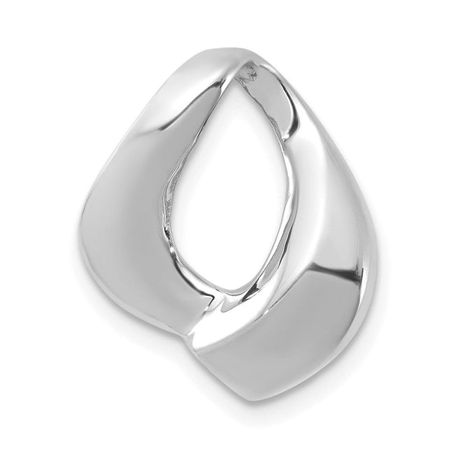 14K white gold pendants & charm