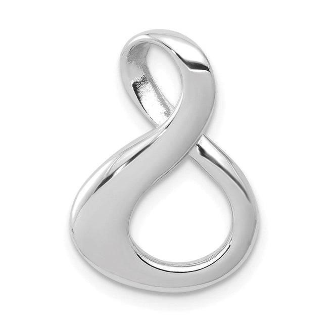 14K white gold pendants & charm