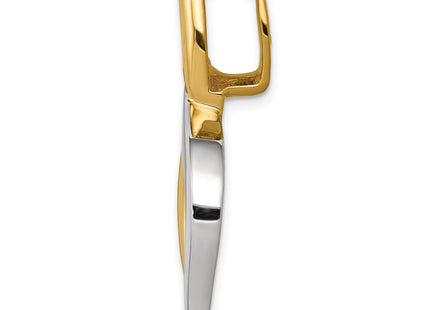 14K gold pendants & charm, alternate view