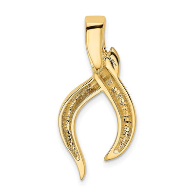 14K Two-Tone Slide Fits up to Regular/Fancy/Reversible Omega, 36 x 16mm