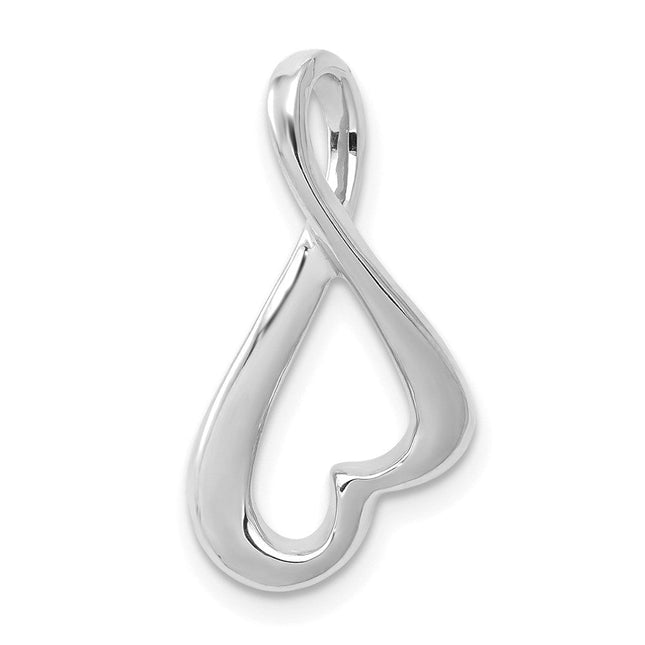 14K white gold pendants & charm