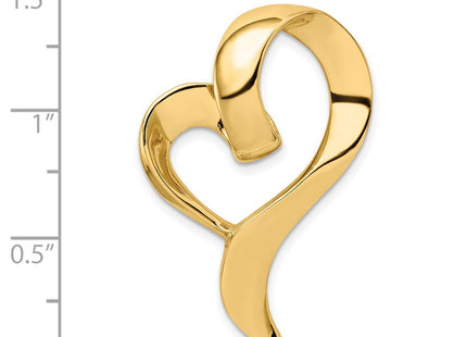 14K gold heart pendants & charm, another view
